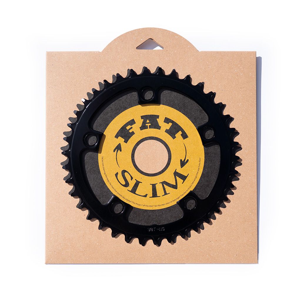 BLUE LUG  / fat slim chainring  / ブラック / ブルーラグ / ナローワイド チェーンリングの画像