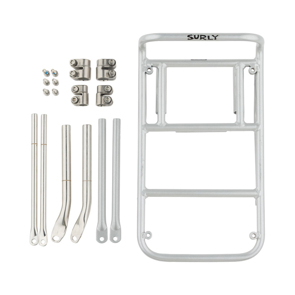 surly 8 pack rack フロントラック Rack - Surly - 8-Pack Rack Front Rack - Steel, Silver