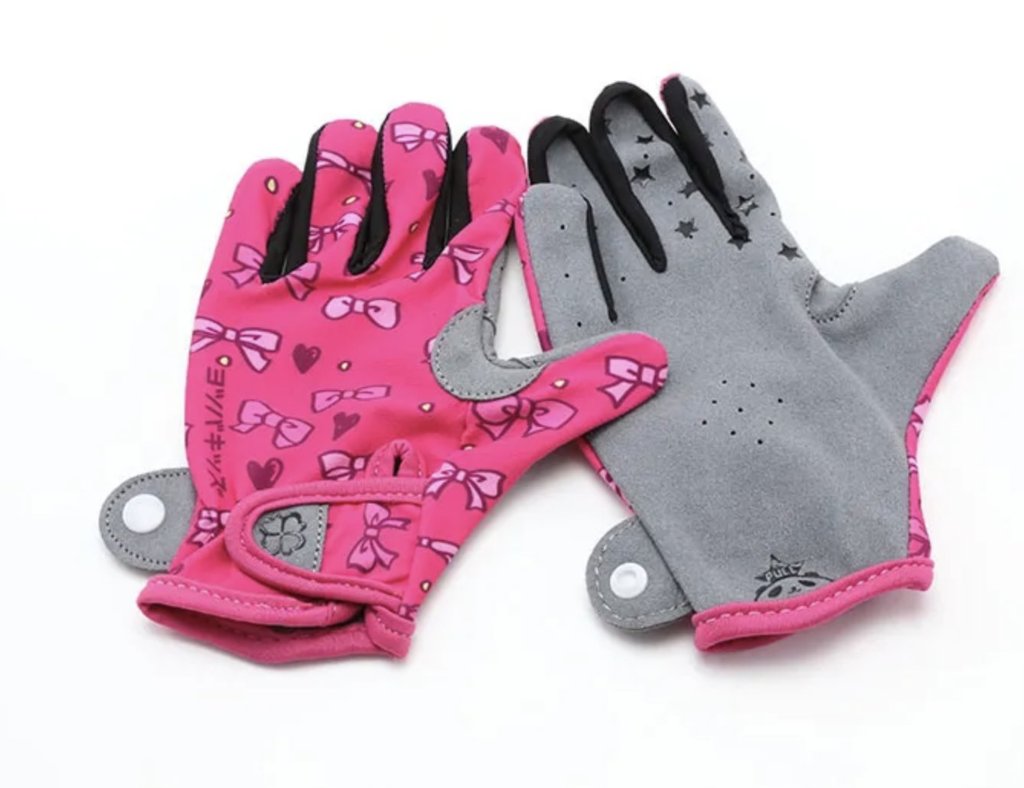 ※取寄せ※ ヨツバサイクル / チャレンジグローブ / YLサイズ / リボン /（YOUTH/9-11歳） / キッズグローブの画像