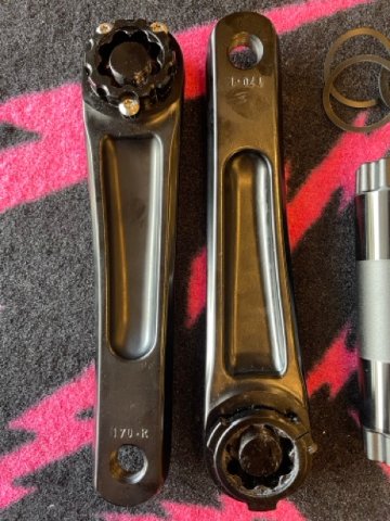 FORMOSA MTB アルミ クランク /black/ 150 / フォルモサ /の画像