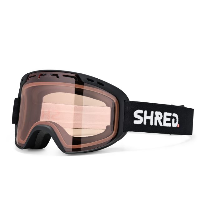 SHRED / AMAZIFY+ / MTB ゴーグル / BLACK / CBL AMBER + CLEARの画像