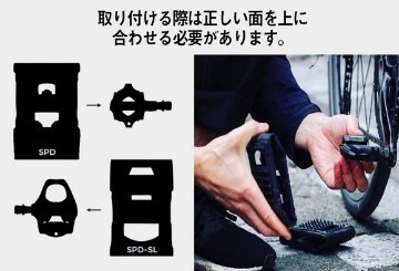 Pocket Pedals [ポケット　ペダル]　両面フラットペダル化 SPD/SPD-SL両対応 ビンディングペダルアダプター の画像