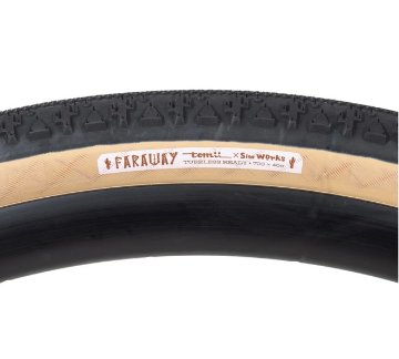 TOMII x SIMWORKS  / Faraway Tire / 700c x 40c / Black x Tan / タイヤの画像