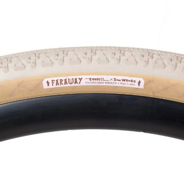 TOMII x SIMWORKS  / Faraway Tire / 700c x 40c / Sand Beige x Tan / タイヤの画像