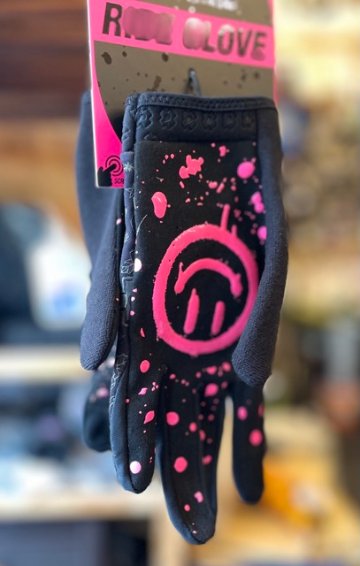 MUC-OFF / マックオフ　RIDE GLOVE / ライドグローブ グローブ　バラ、スカル、サイコロetc柄/Mサイズの画像