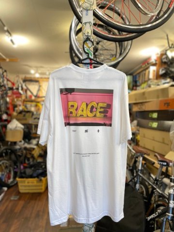 RACE COFFEE /レースコーヒー　Tシャツ / 半袖/ 白 /　Lの画像
