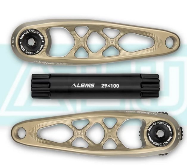 Lewis ALU MTB Aluminum Crank Set / グレー/ 162.5mmの画像