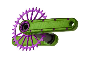 Garbaruk Enduro Crankset / アーム：グリーン　/　ガルバルク クランク　MTBの画像
