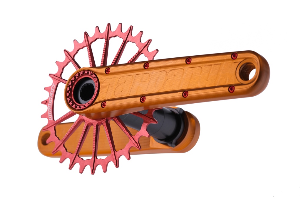 Garbaruk Enduro Crankset / アーム：オレンジ　/　ガルバルク クランク　MTBの画像