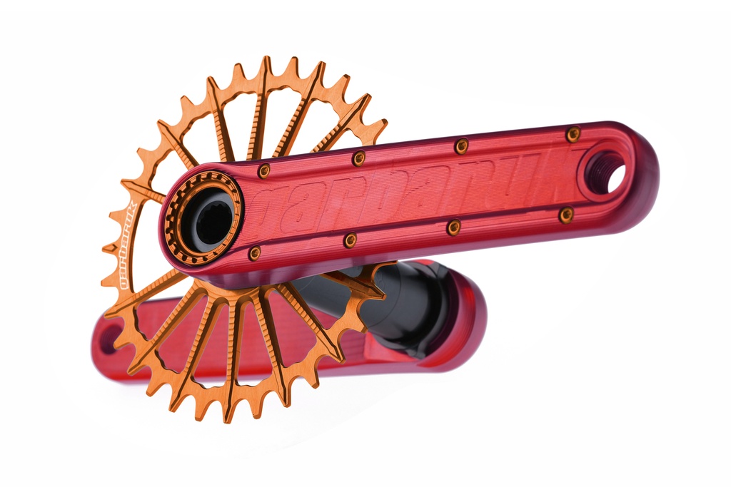 Garbaruk Enduro Crankset / アーム：レッド　/　ガルバルク クランク　MTBの画像