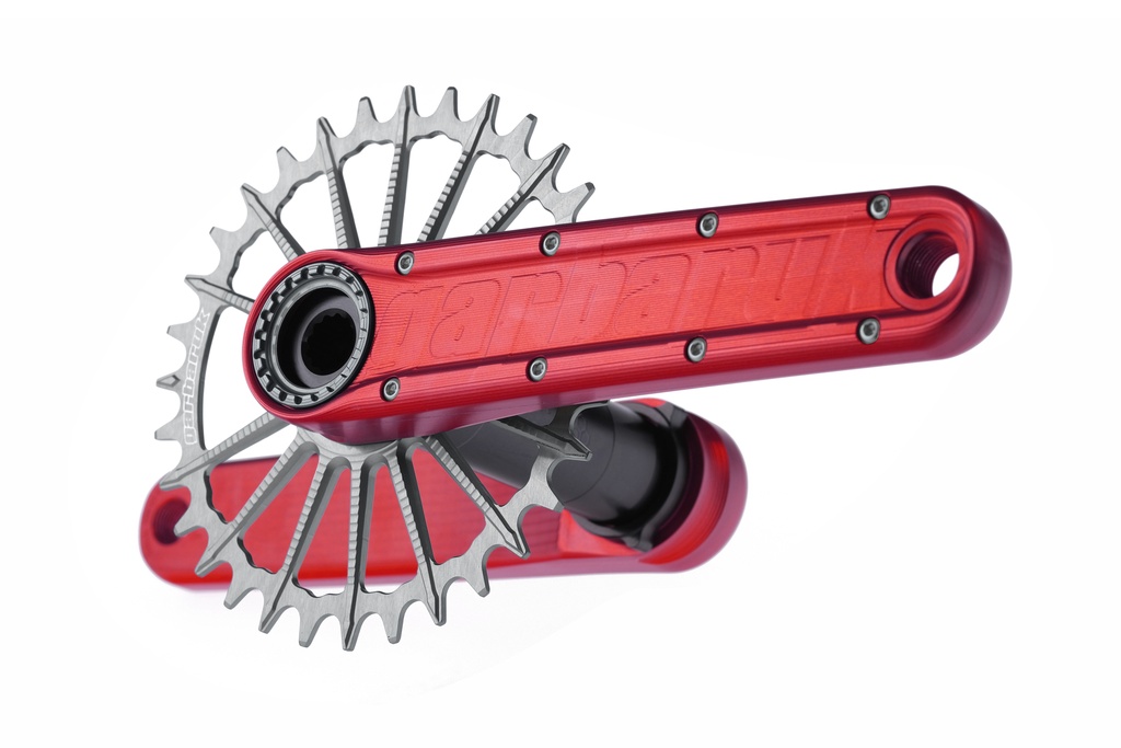 Garbaruk Enduro Crankset / アーム：レッド　/　ガルバルク クランク　MTBの画像