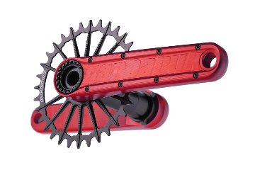 Garbaruk Enduro Crankset / アーム：レッド　/　ガルバルク クランク　MTBの画像