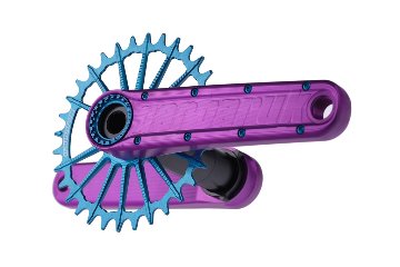 Garbaruk Enduro Crankset / アーム：パープル　/　ガルバルク クランク　MTBの画像
