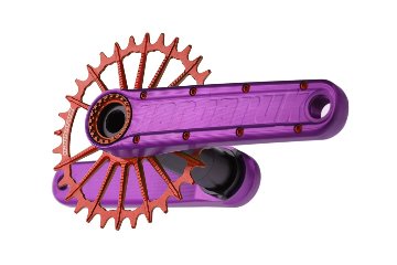 Garbaruk Enduro Crankset / アーム：パープル　/　ガルバルク クランク　MTBの画像