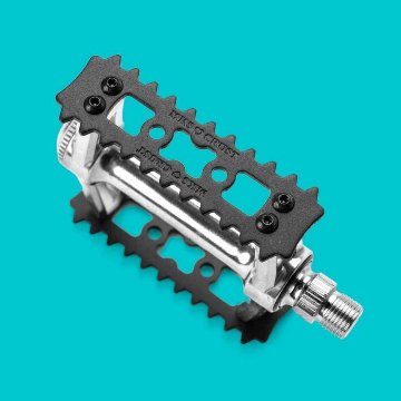 MKS×CRUST/super gordito pedal black /三ヶ島製作所xクラスト　ペダル　ブラックの画像