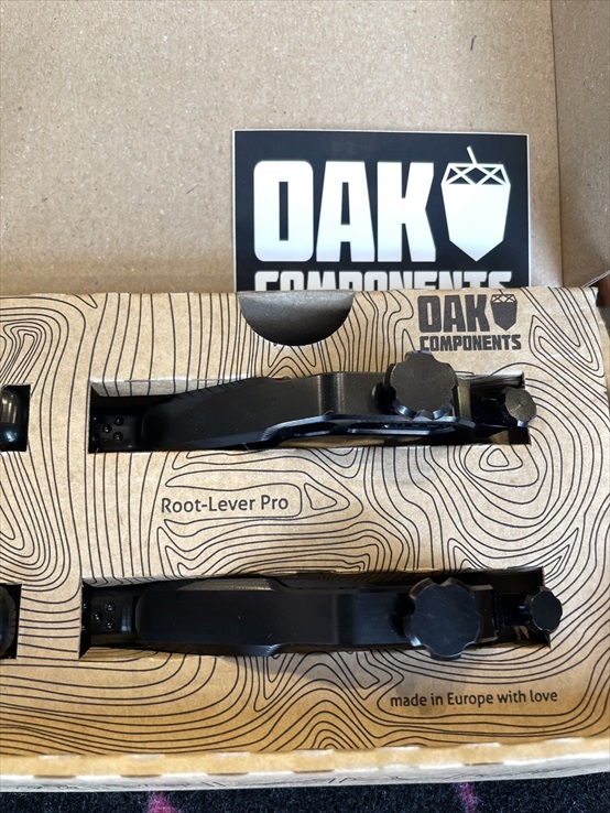 OAK COMPONENTS / OAK RLP Brake Lever Blade Set - fits Magura / ブラック / ブレーキレバー / マグラ用 /の画像