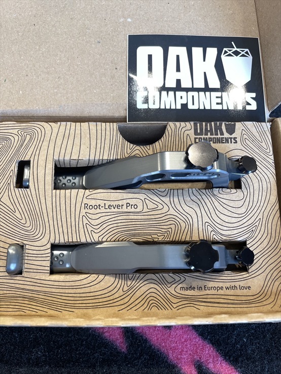OAK COMPONENTS / OAK RLP Brake Lever Blade Set - fits Magura / LUNA Gray / ブレーキレバー / マグラ用の画像