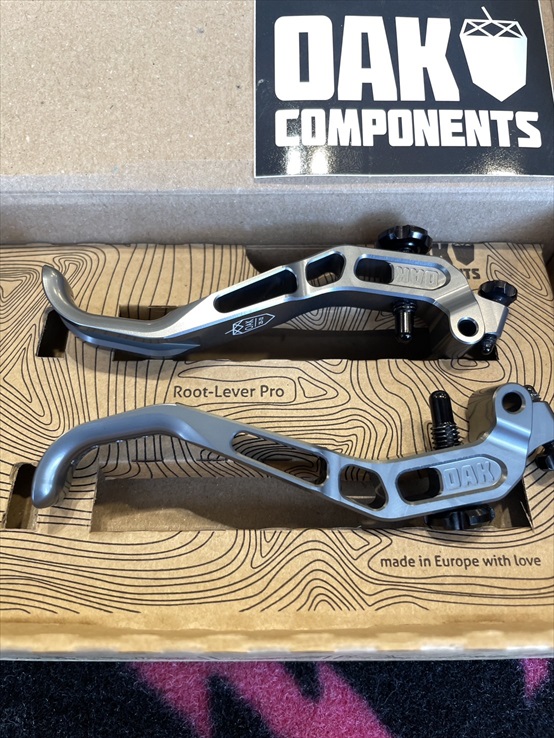 OAK COMPONENTS / OAK RLP Brake Lever Blade Set - fits Magura / LUNA Gray / ブレーキレバー / マグラ用の画像