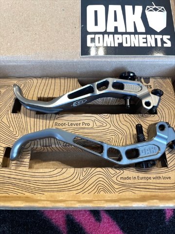 OAK COMPONENTS / OAK RLP Brake Lever Blade Set - fits Magura / LUNA Gray / ブレーキレバー / マグラ用の画像