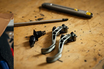 OAK COMPONENTS / OAK RLP Brake Lever Blade Set - fits Magura / Law Silver / ブレーキレバー / マグラ用の画像