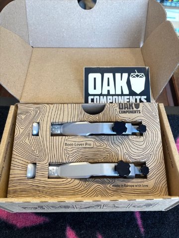 OAK COMPONENTS / OAK RLP Brake Lever Blade Set - fits Magura / Law Silver / ブレーキレバー / マグラ用の画像