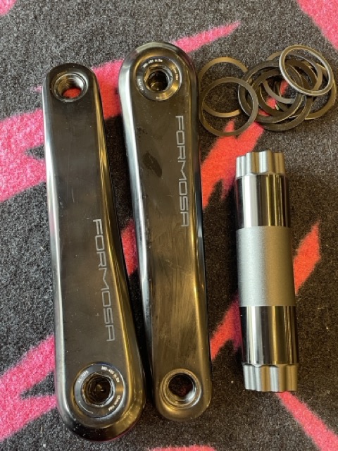 FORMOSA / MTB アルミ クランク / black / 160 / フォルモサの画像