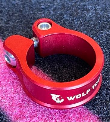 WOLF TOOTH COMPONENTS ウルフトゥース seat clamp  レッド　シートクランプ　の画像