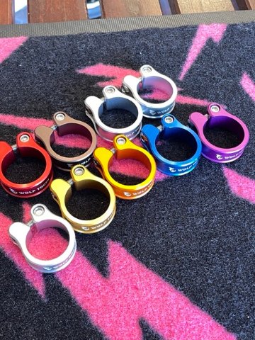 WOLF TOOTH COMPONENTS ウルフトゥース seat clamp  レッド　シートクランプ　の画像