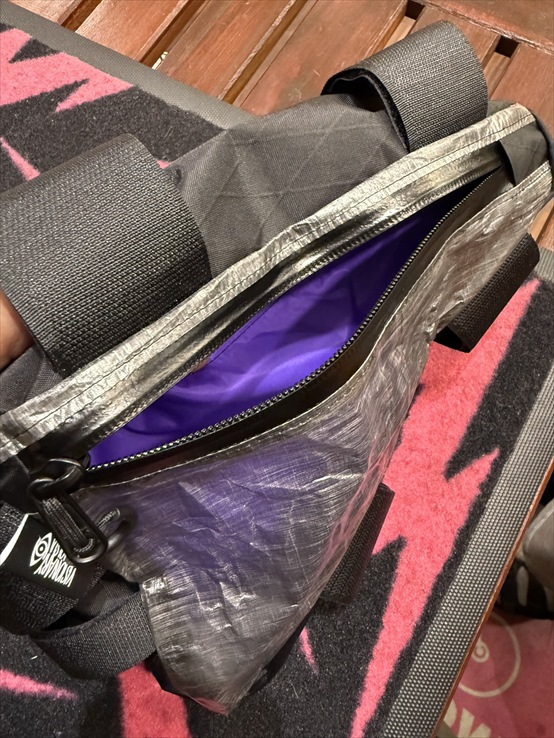 visionary　/　translucent bag special Edition dcf 【ダイニーマ / ブラック】/ Sサイズ　/ ヴィジョナリー　バッグの画像