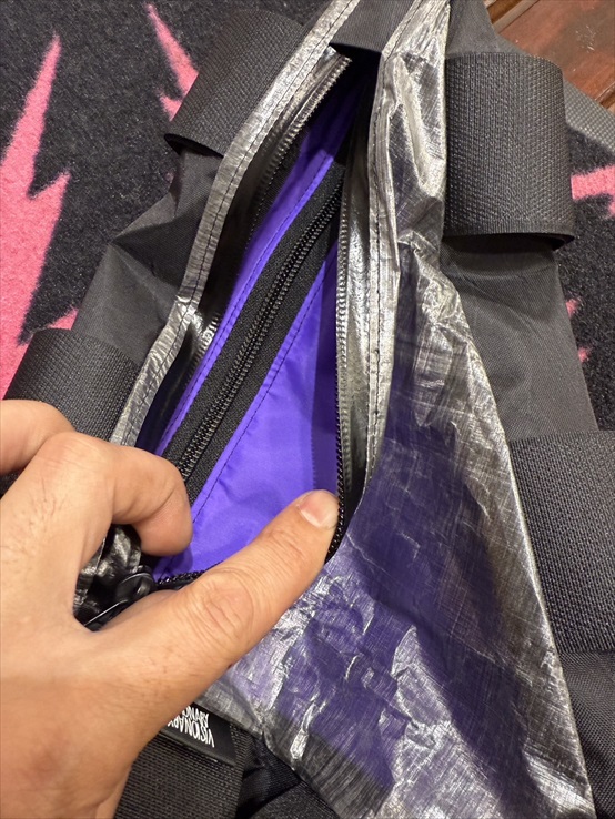 visionary　/　translucent bag special Edition dcf 【ダイニーマ / ブラック】/ Sサイズ　/ ヴィジョナリー　バッグの画像