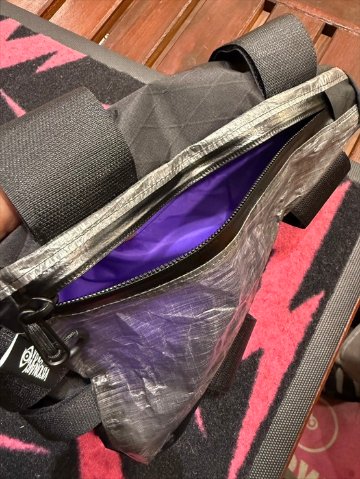 visionary　/　translucent bag special Edition dcf 【ダイニーマ / ブラック】/ Sサイズ　/ ヴィジョナリー　バッグの画像