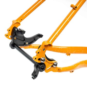 CRUST BIKES / evasion / フレームセット (orange & gray speckle'd) / クラストの画像
