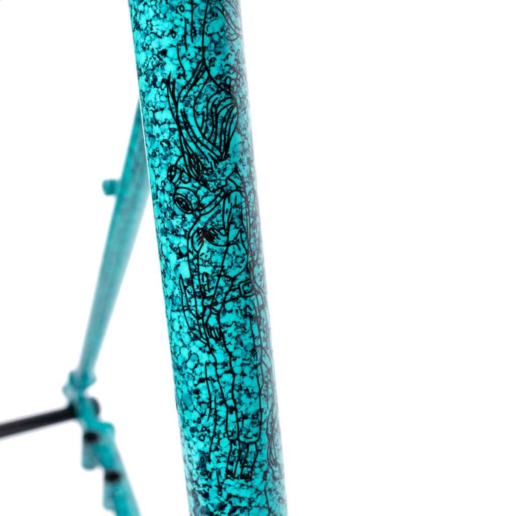 CRUST BIKES / bombora / フレームセット (turquoise crackle) / クラストの画像