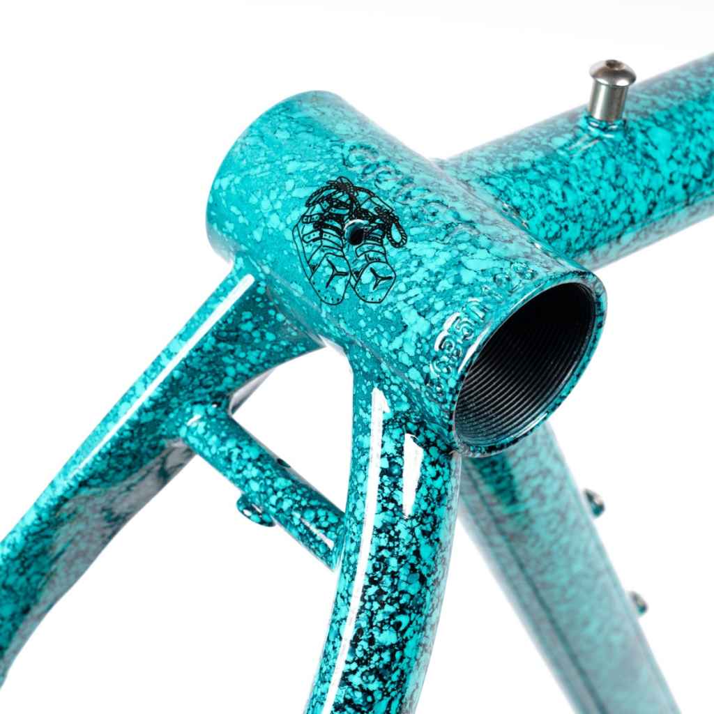 CRUST BIKES / bombora / フレームセット (turquoise crackle) / クラストの画像