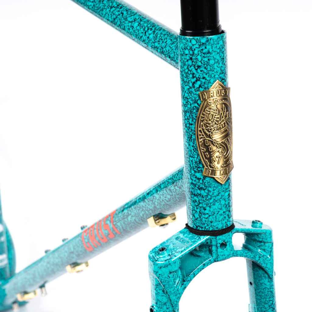 CRUST BIKES / bombora / フレームセット (turquoise crackle) / クラストの画像