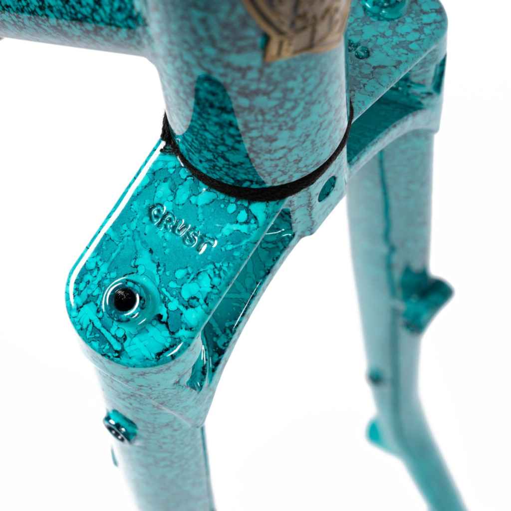 CRUST BIKES / bombora / フレームセット (turquoise crackle) / クラストの画像