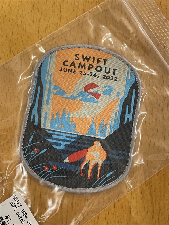 SWIFT INDUSTRIES × BLUE LUG [Swiftcampout 2022]patch　パッチ画像