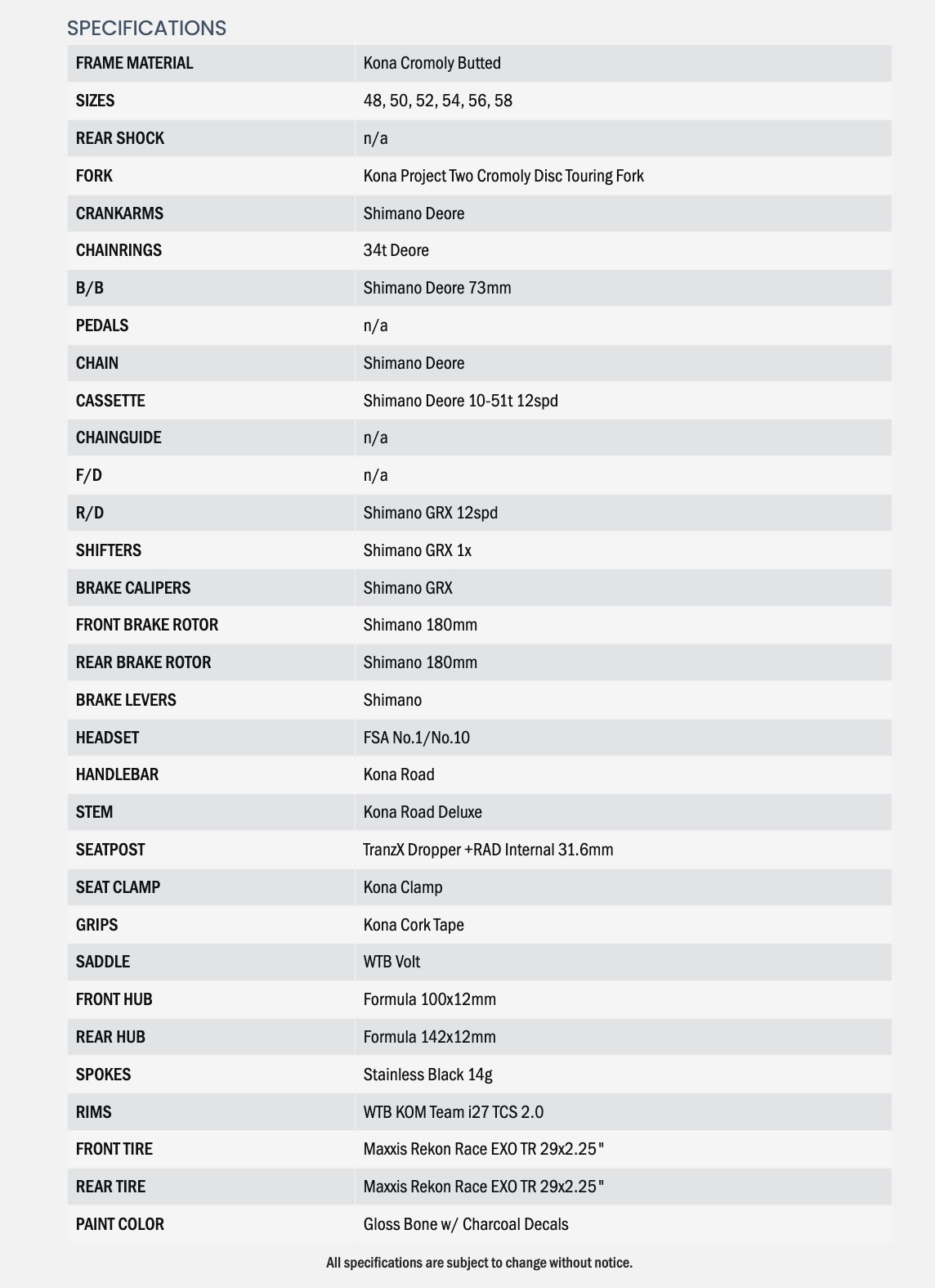 ※取寄※　KONA「コナ」 / Sutra LTD  Gloss Bone / 完成車の画像