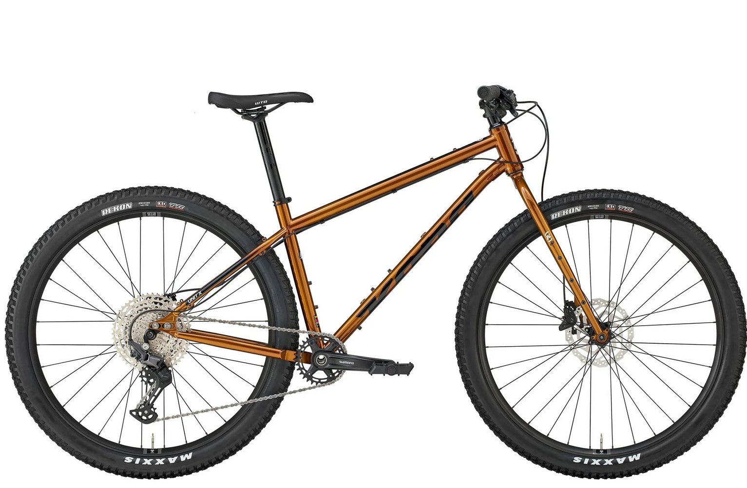 KONA マウンテンバイク ゴールド KONA / Unit X（2026）｜Reynolds 520 クロモリ×Deore 12速・29er