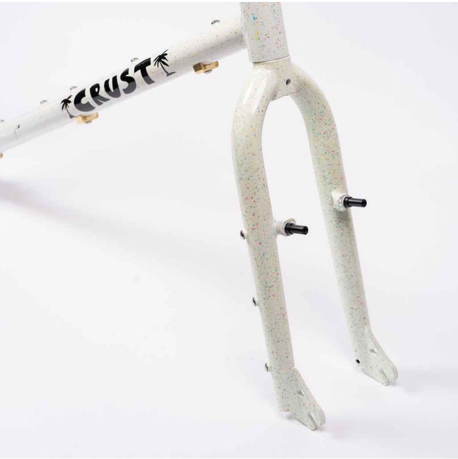 CRUST BIKES / stupid tourist / フレームセット (pastel speckle'd white) / クラストの画像