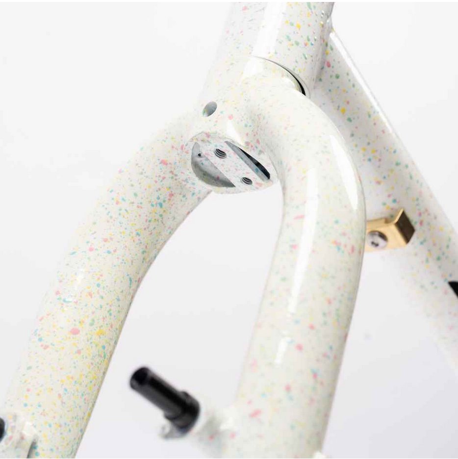 CRUST BIKES / stupid tourist / フレームセット (pastel speckle'd white) / クラストの画像