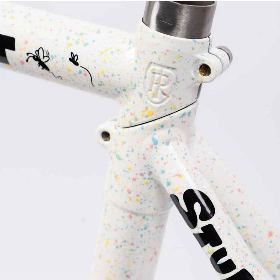 CRUST BIKES / stupid tourist / フレームセット (pastel speckle'd white) / クラストの画像