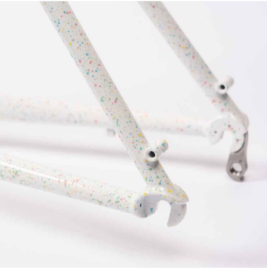 CRUST BIKES / stupid tourist / フレームセット (pastel speckle'd white) / クラストの画像