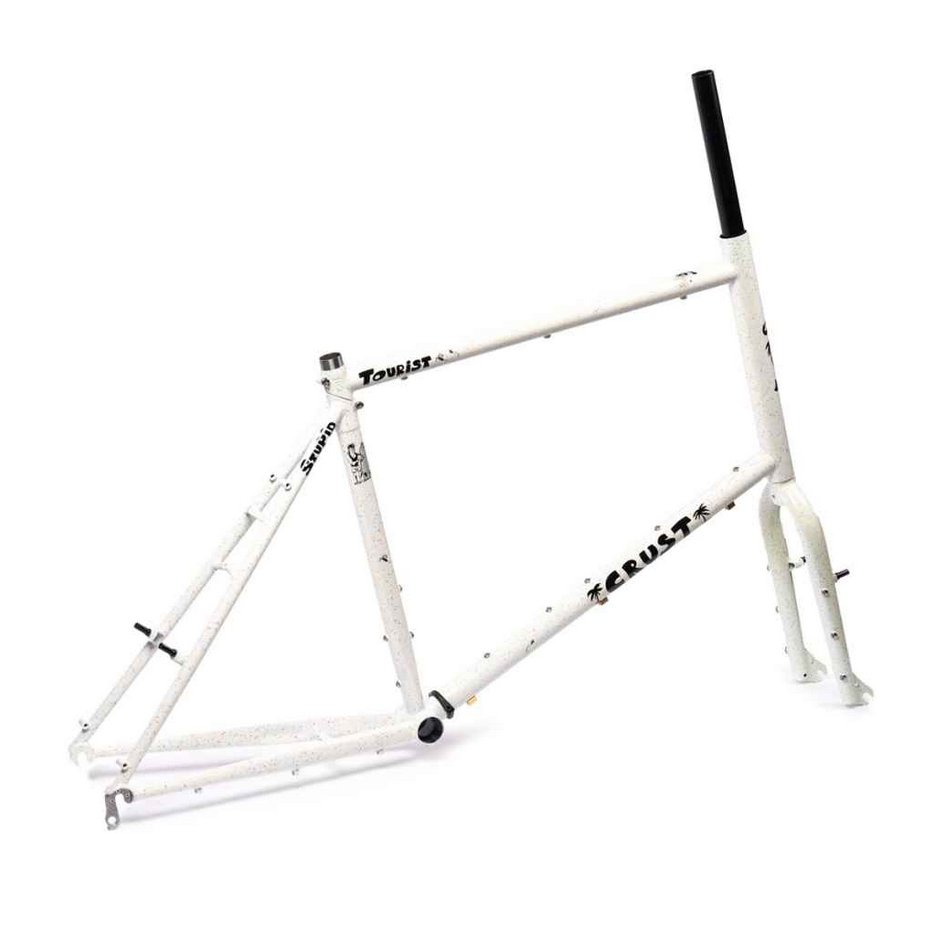 CRUST BIKES / stupid tourist / フレームセット (pastel speckle'd white) / クラストの画像