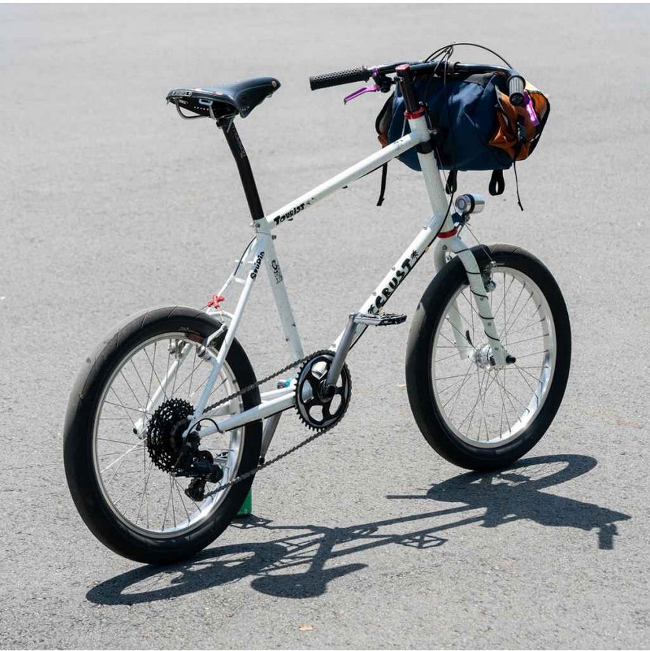 CRUST BIKES / stupid tourist / フレームセット (pastel speckle'd white) / クラストの画像