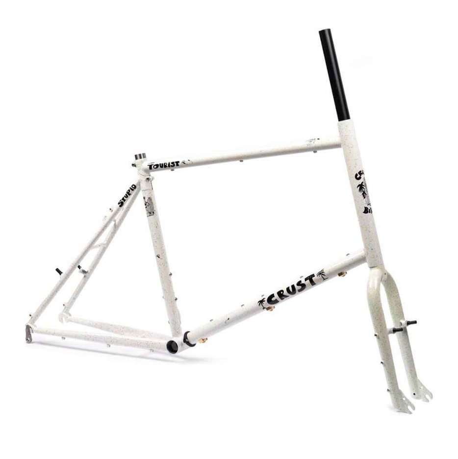 CRUST BIKES / stupid tourist / フレームセット (pastel speckle'd white) / クラストの画像