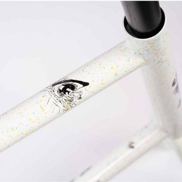 CRUST BIKES / stupid tourist / フレームセット (pastel speckle'd white) / クラストの画像