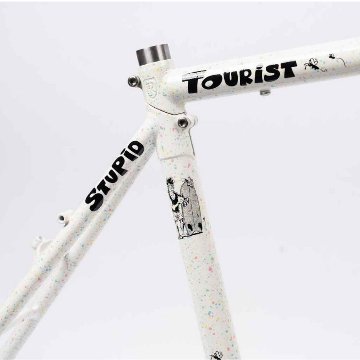 CRUST BIKES / stupid tourist / フレームセット (pastel speckle'd white) / クラストの画像