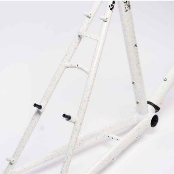 CRUST BIKES / stupid tourist / フレームセット (pastel speckle'd white) / クラストの画像