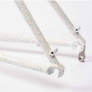 CRUST BIKES / stupid tourist / フレームセット (pastel speckle'd white) / クラストの画像
